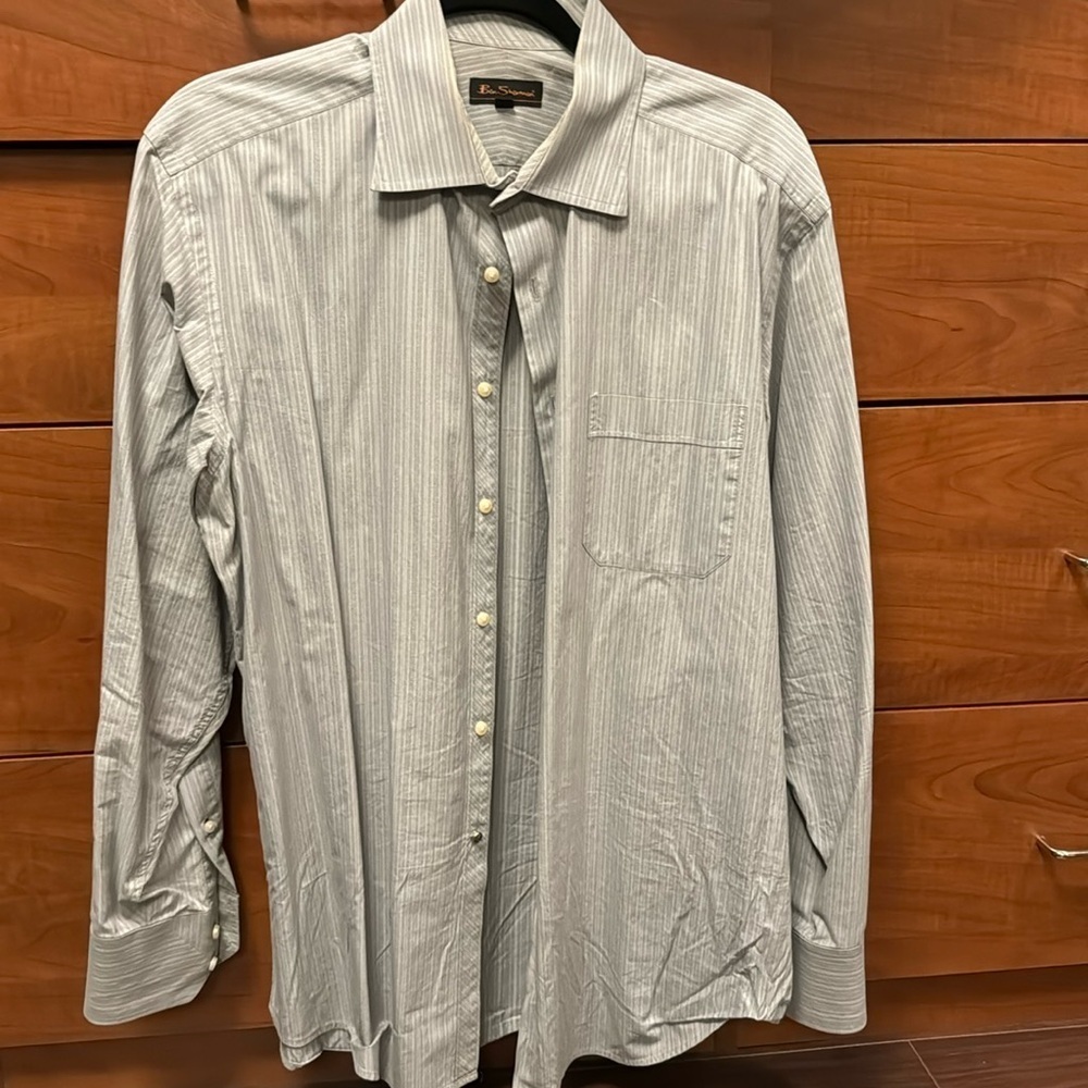 Ben Sherman men’s long sleeve button-down shirt